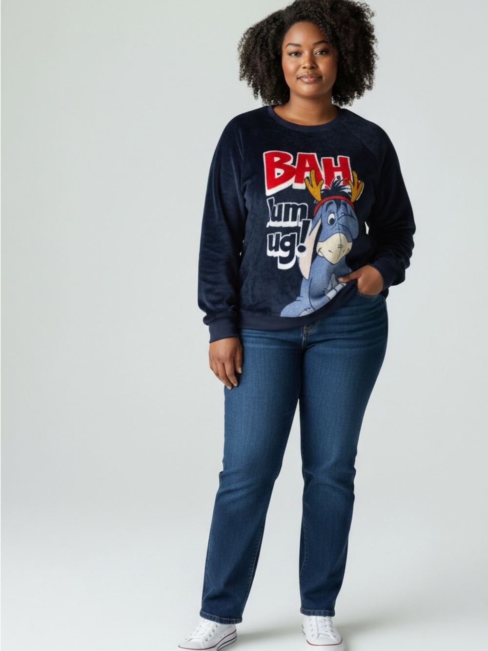 Eeyore Fleece Pajama Graphic Top - Picture 4 of 16